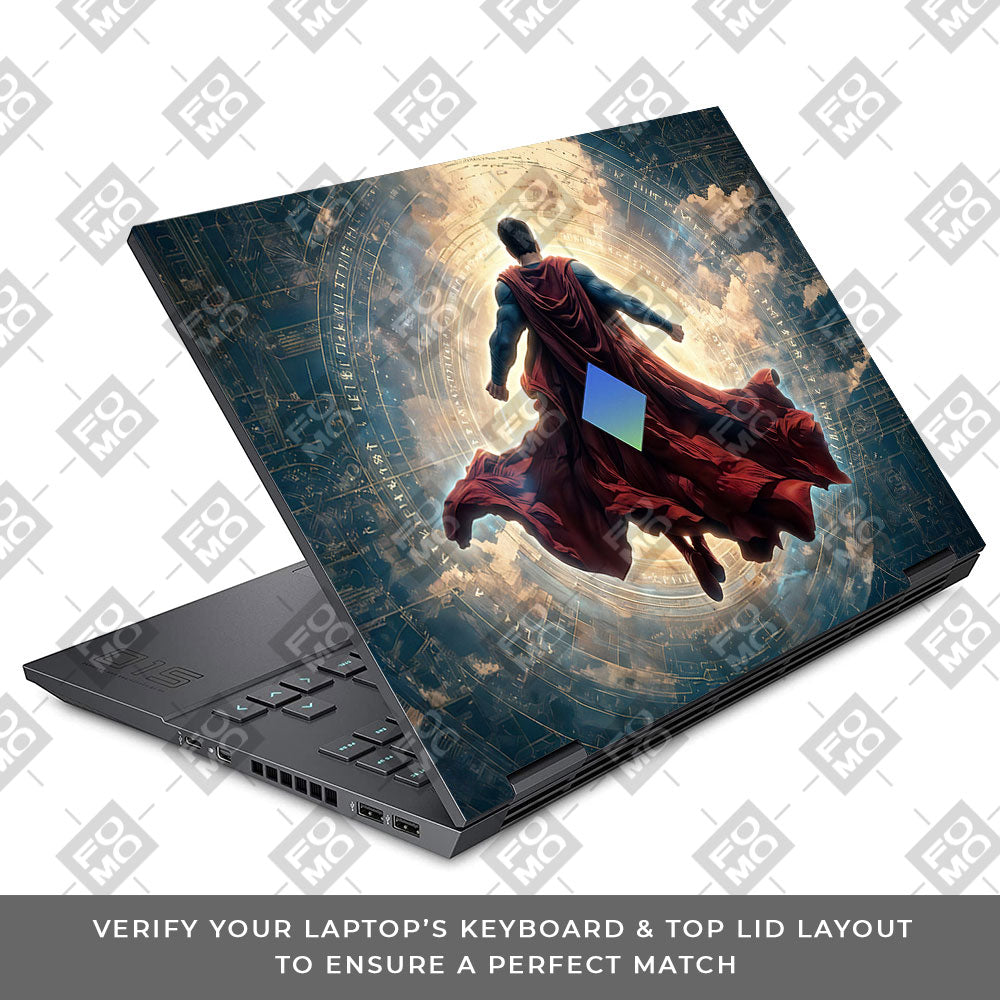 Superman Ascends HP Omen 15 Laptop Skin