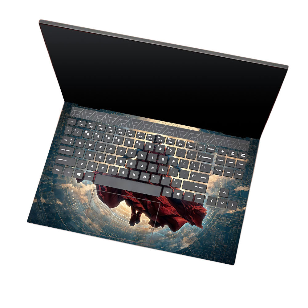Superman Flying Beyond the Cosmos HP Omen 15 3D Laptop Skin