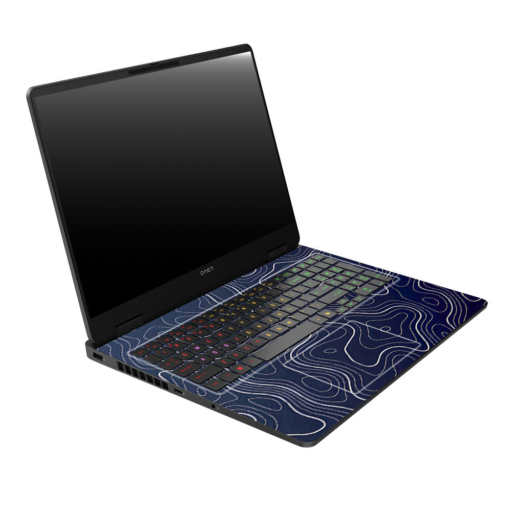 Fluid Lines Design HP Omen Gaming 16 2025, 2026 3D Laptop Skin