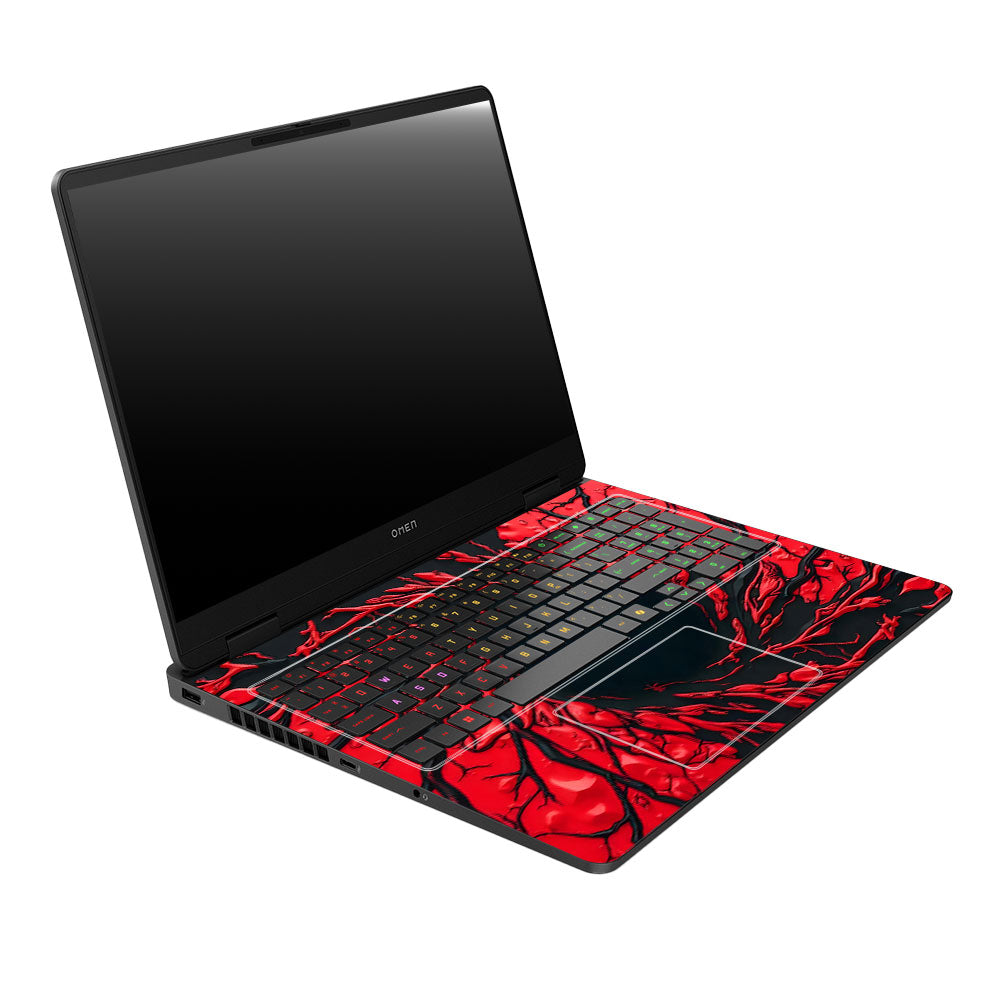 Spiderman Web Red HP Omen Gaming 16 2025, 2026 3D Laptop Skin
