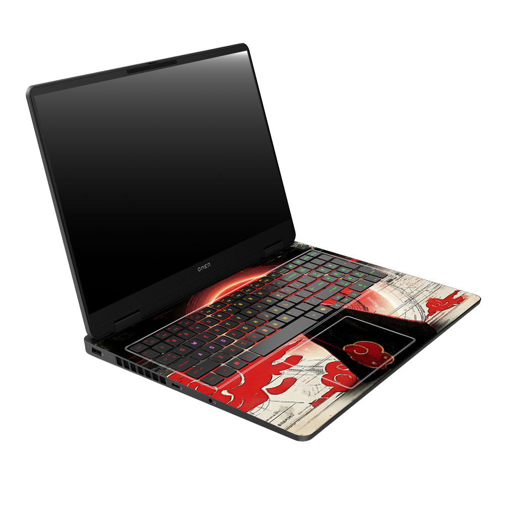 Itachi Uchiha Mark of the Akatsuki HP Omen Gaming 16 2025, 2026 3D Laptop Skin