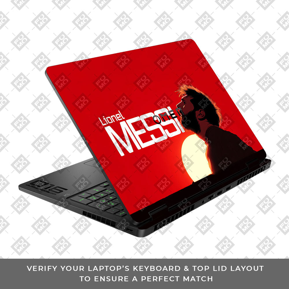 Messi Sunset Icon HP Omen Gaming 16 2025, 2026 3D Laptop Skin