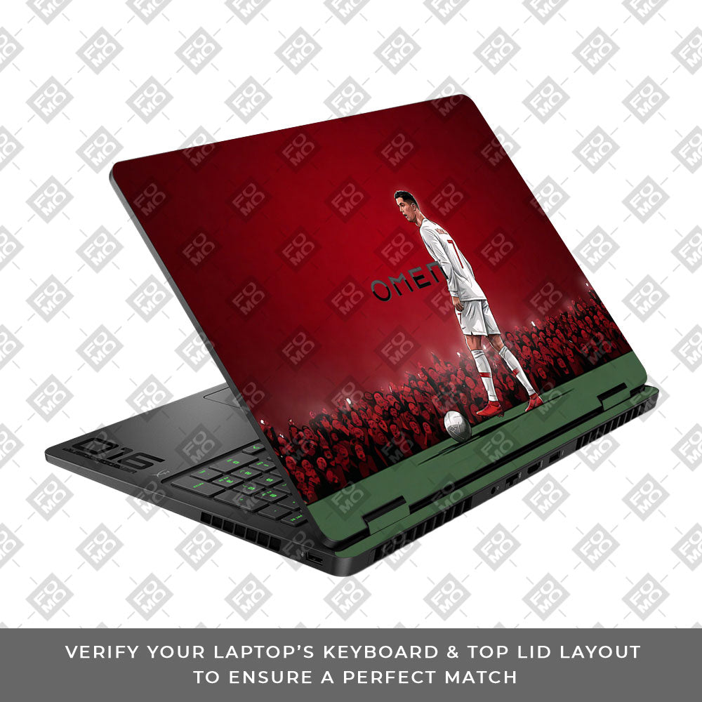 Ronaldo Cold Mode HP Omen Gaming 16 2025, 2026 3D Laptop Skin