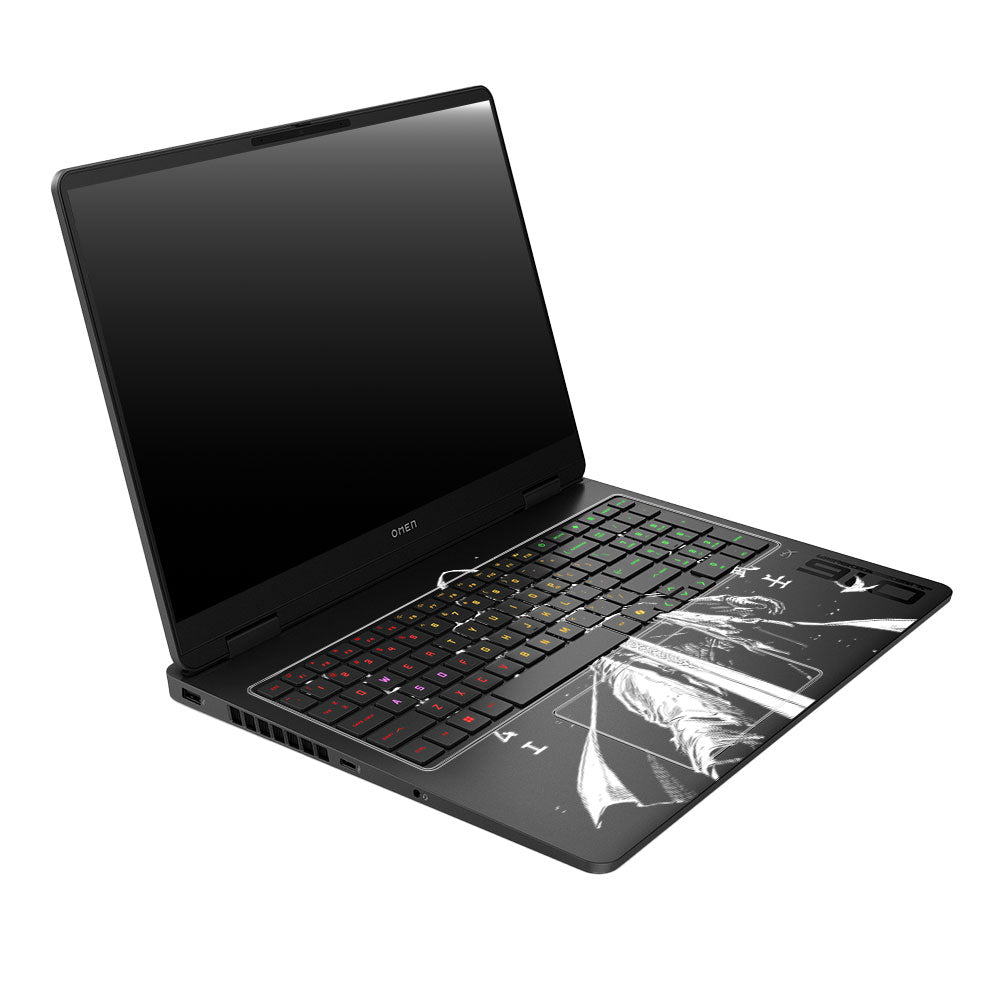Transparent Ghost Samurai HP Omen Gaming 16 2025, 2026 Laptop Skin