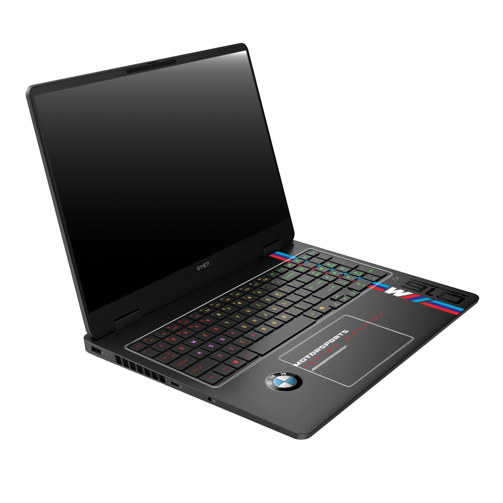 Transparent BMW Racing Graphic HP Omen Gaming 16 2025, 2026 Laptop Skin