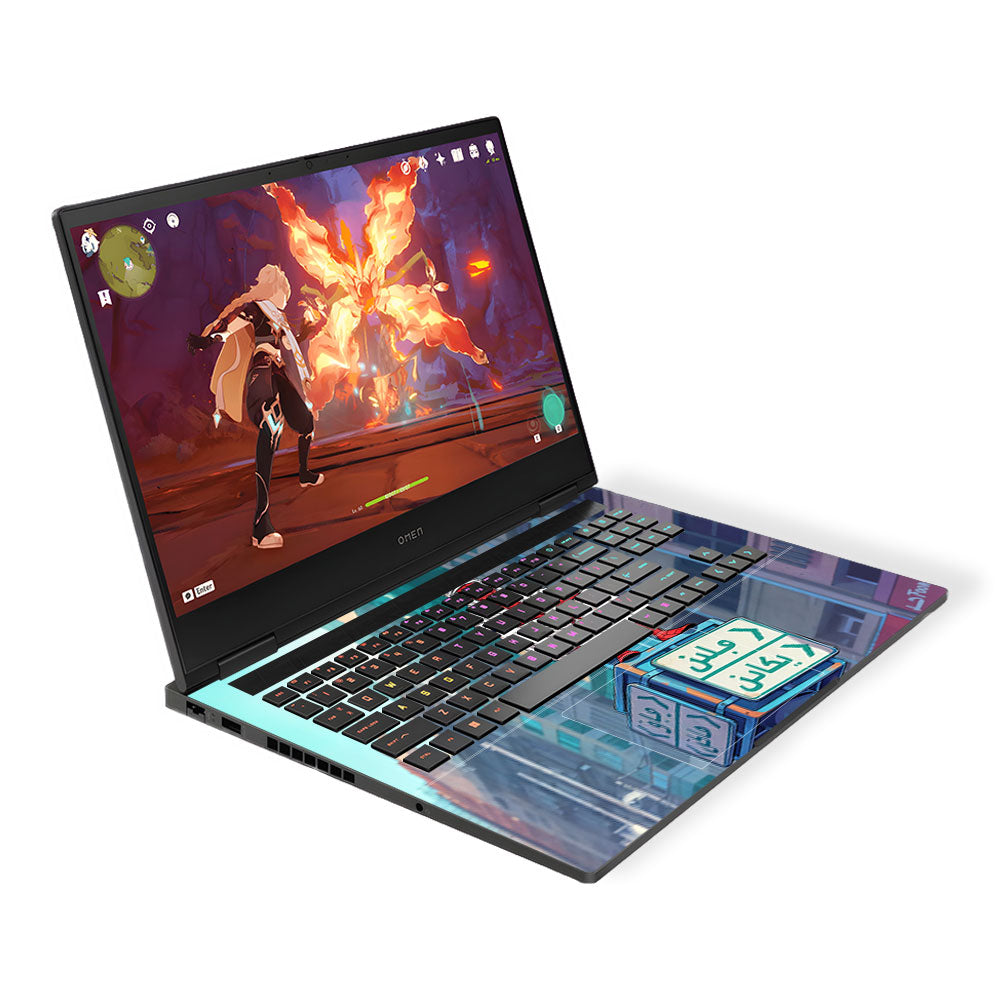 Arabian Spider Man HP Omen Gaming 16 3D Laptop Skin