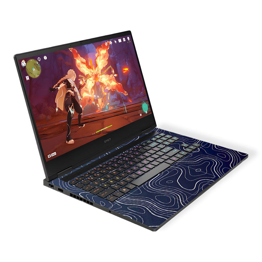 Fluid Lines Design HP Omen Gaming 16 3D Laptop Skin