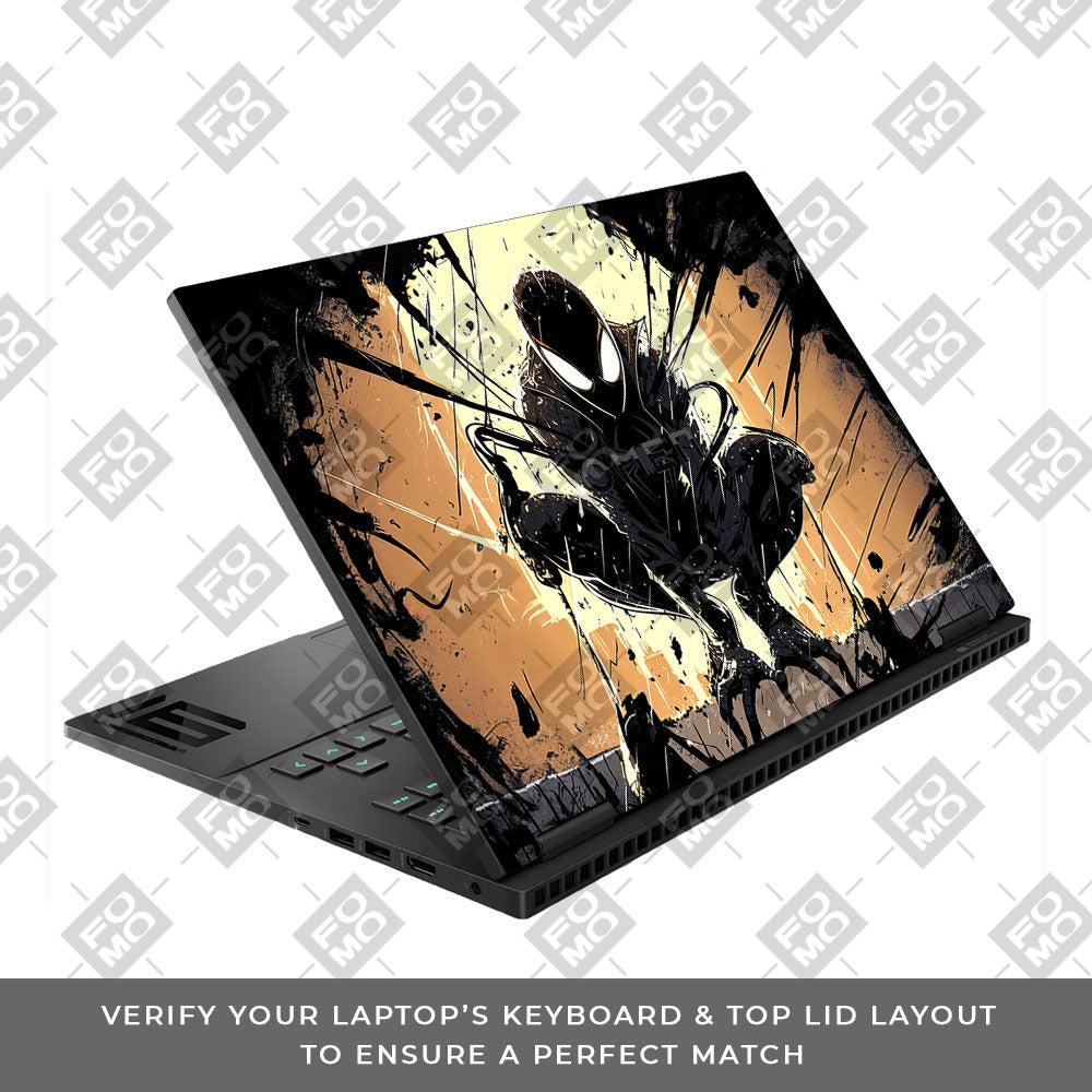 Shadow Spiderman HP Omen Gaming 16 3D Laptop Skin