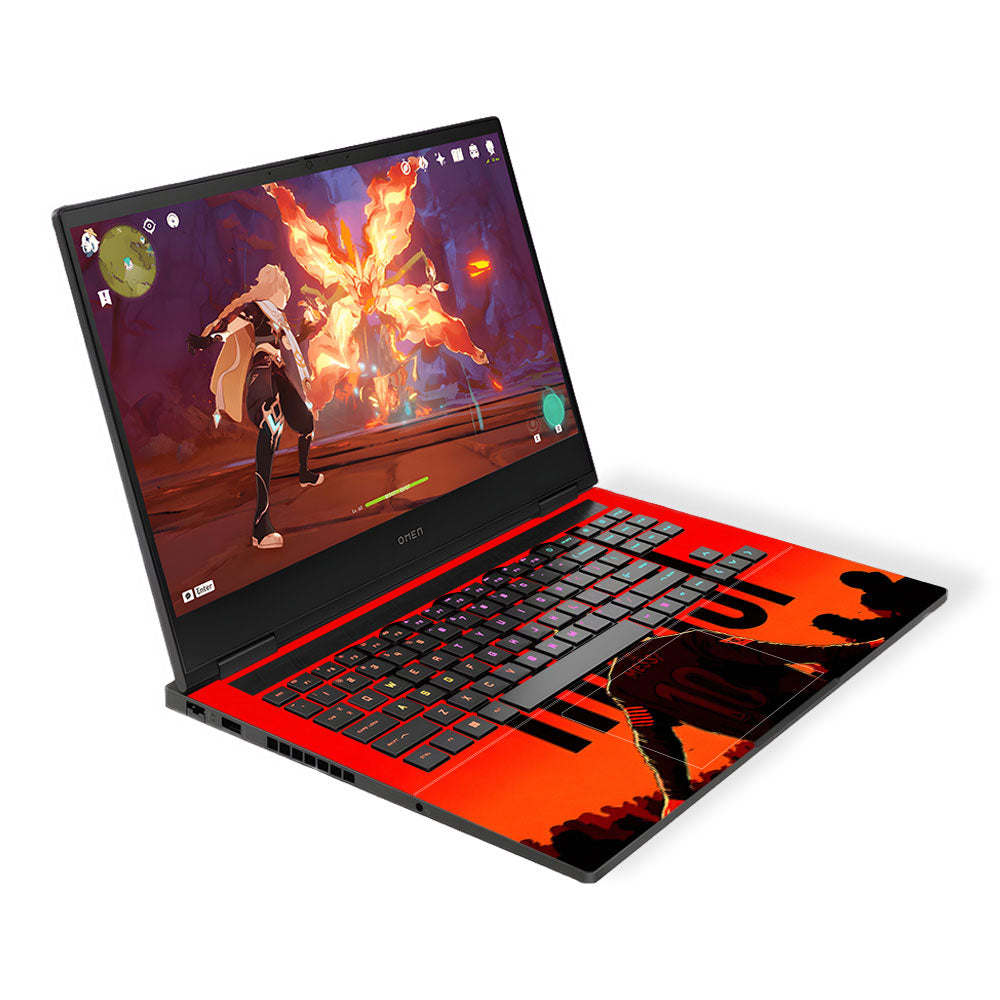 Messi Red Aura HP Omen Gaming 16 3D Laptop Skin