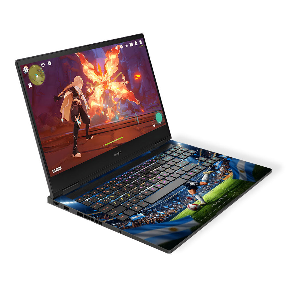 Messi World Champ Energy HP Omen Gaming 16 3D Laptop Skin