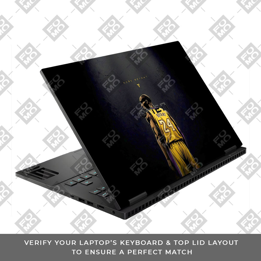 Mamba Legacy HP Omen Gaming 16 3D Laptop Skin