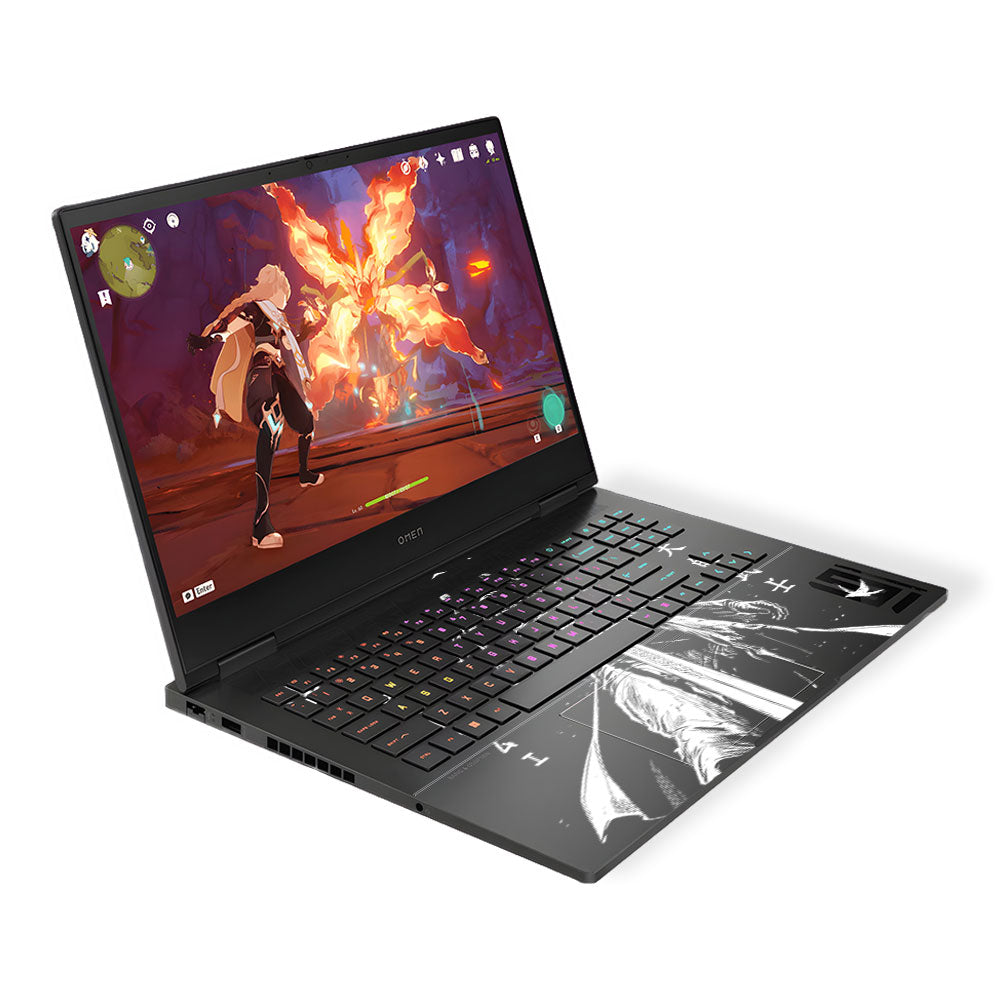 Transparent Ghost Samurai HP Omen Gaming 16 Laptop Skin