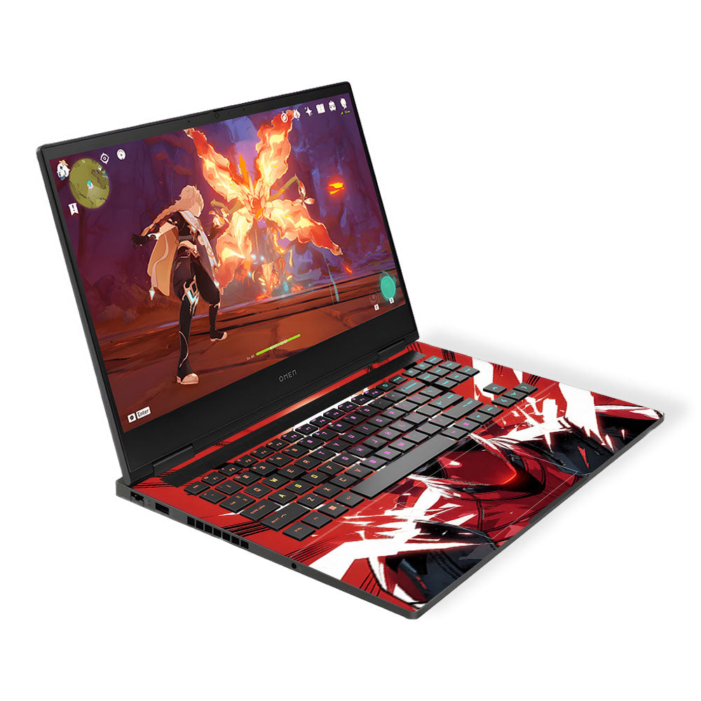 Deadpool Red Fury HP Omen Gaming 16 3D Laptop Skin