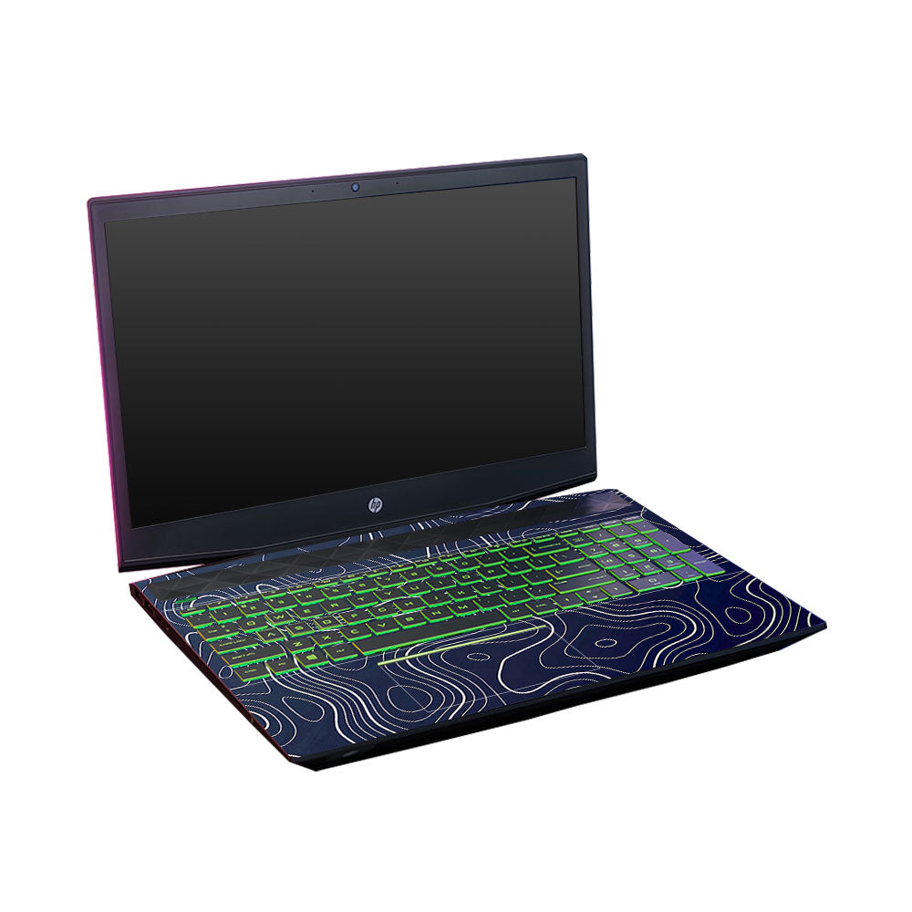 Fluid Lines Design HP Pavilion Gaming 15 CX Series 3D Laptop Skin