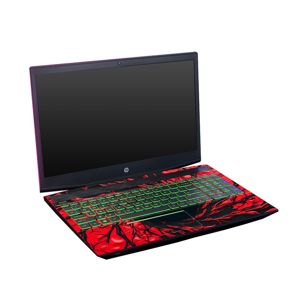Spiderman Web Red HP Pavilion Gaming 15 CX Series 3D Laptop Skin