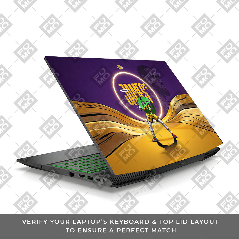 LeBron Legacy HP Pavilion Gaming 15 CX Series 3D Laptop Skin