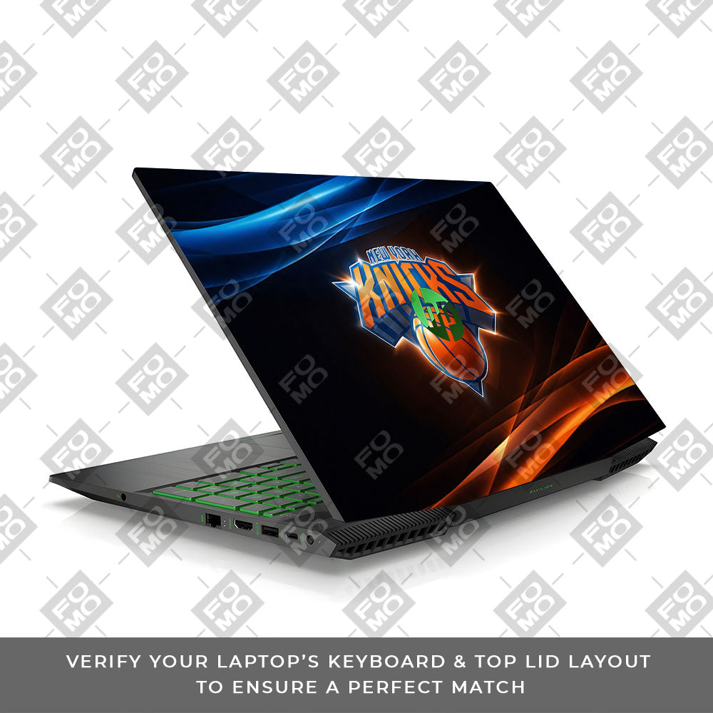 Knicks Glow HP Pavilion Gaming 15 CX Series 3D Laptop Skin