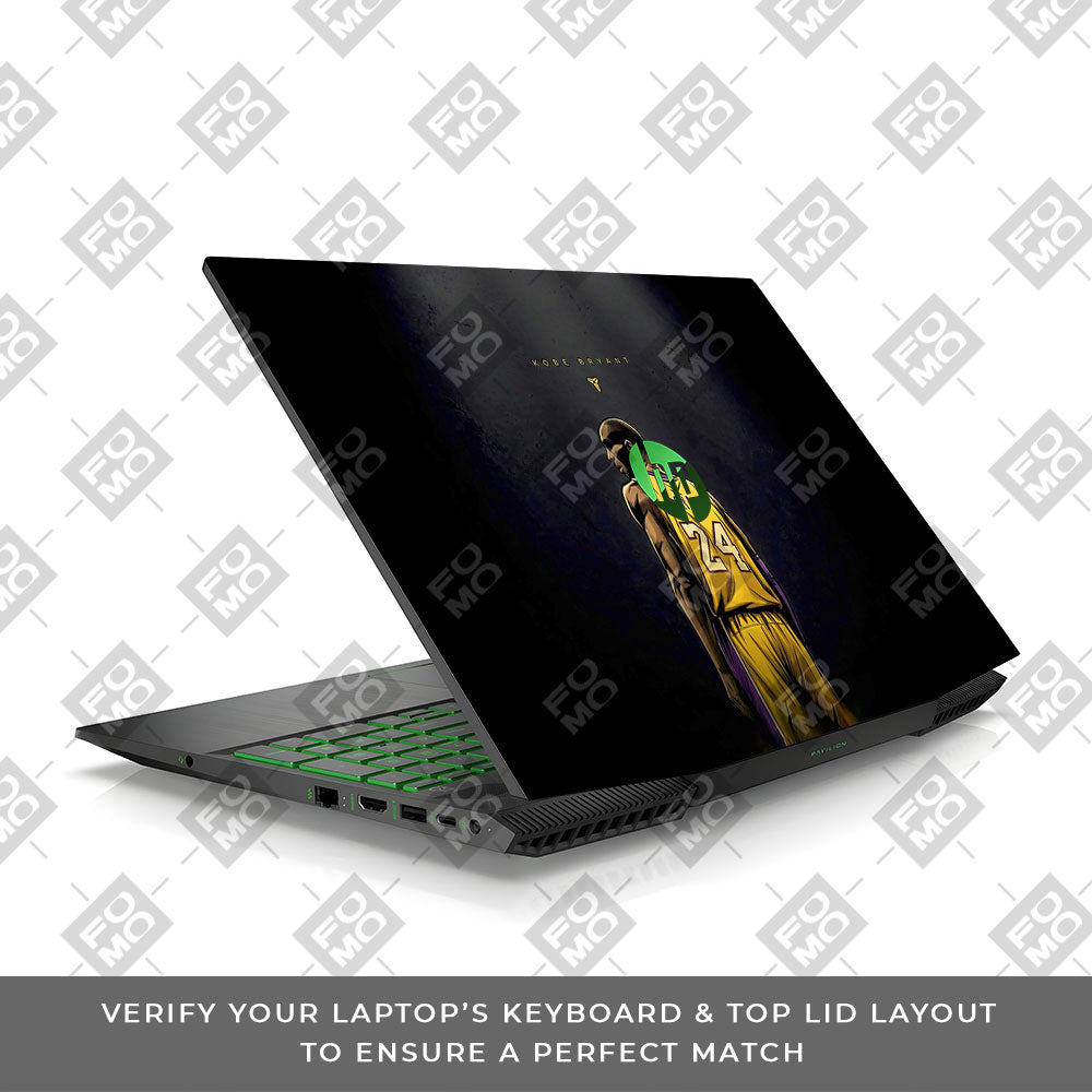 Mamba Legacy HP Pavilion Gaming 15 CX Series 3D Laptop Skin