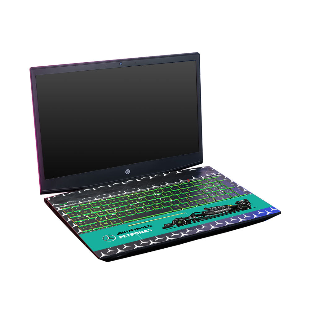 Transparent Mercedes AMG F1 HP Pavilion Gaming 15 CX Series Laptop Skin