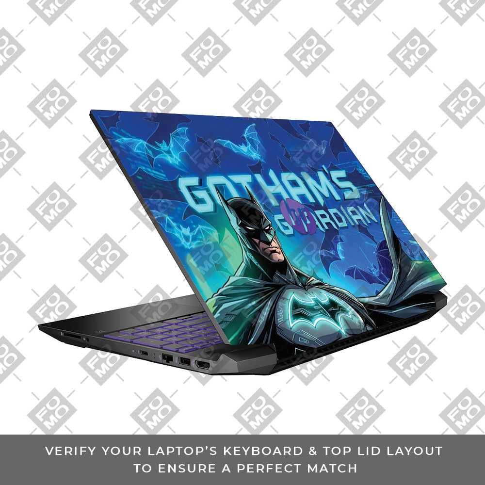 Gotham's Guardian Batman HP Pavilion Gaming 15 EC Series 3D Laptop Skin