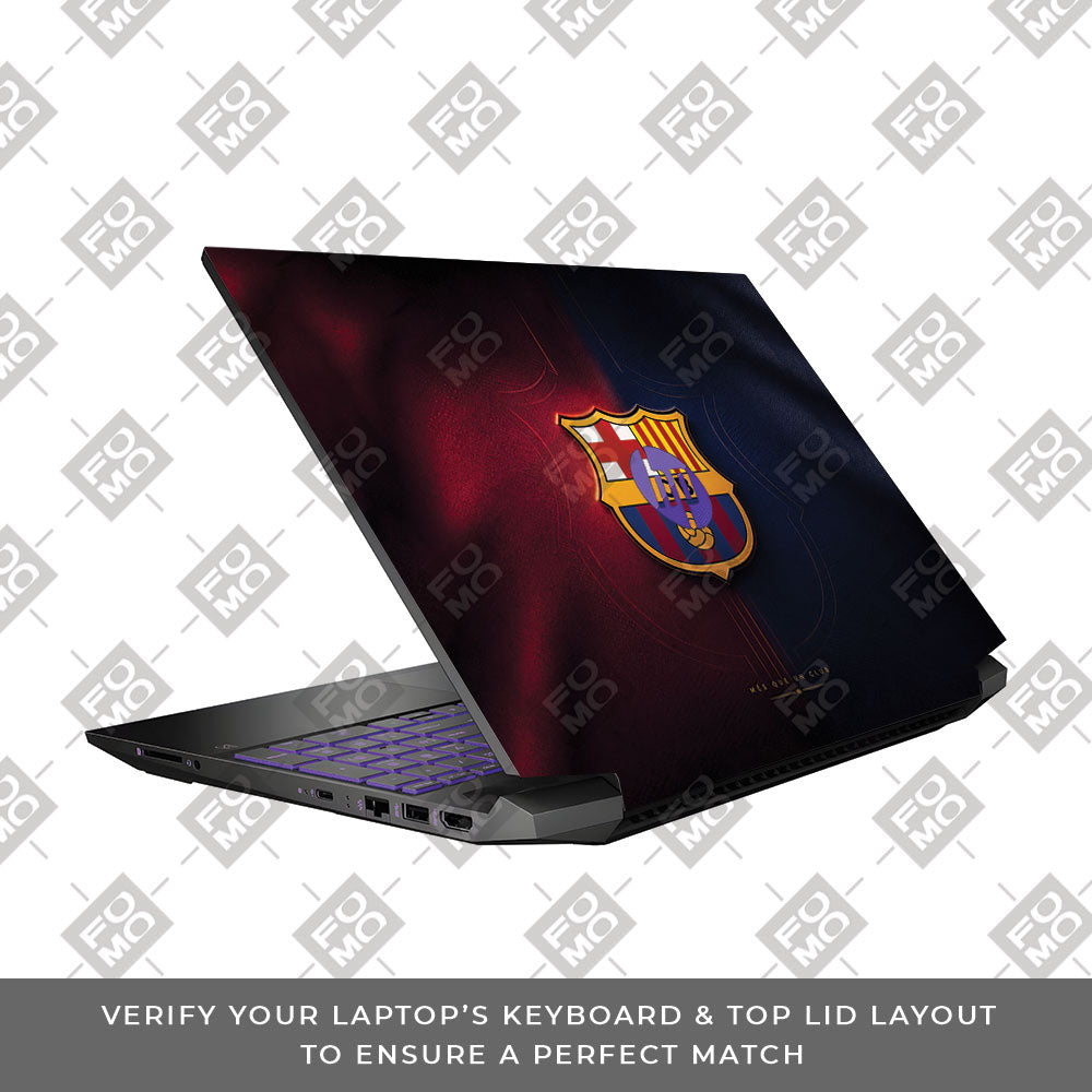 Catalan Pride Barcelona Legacy HP Pavilion Gaming 15 EC Series 3D Laptop Skin