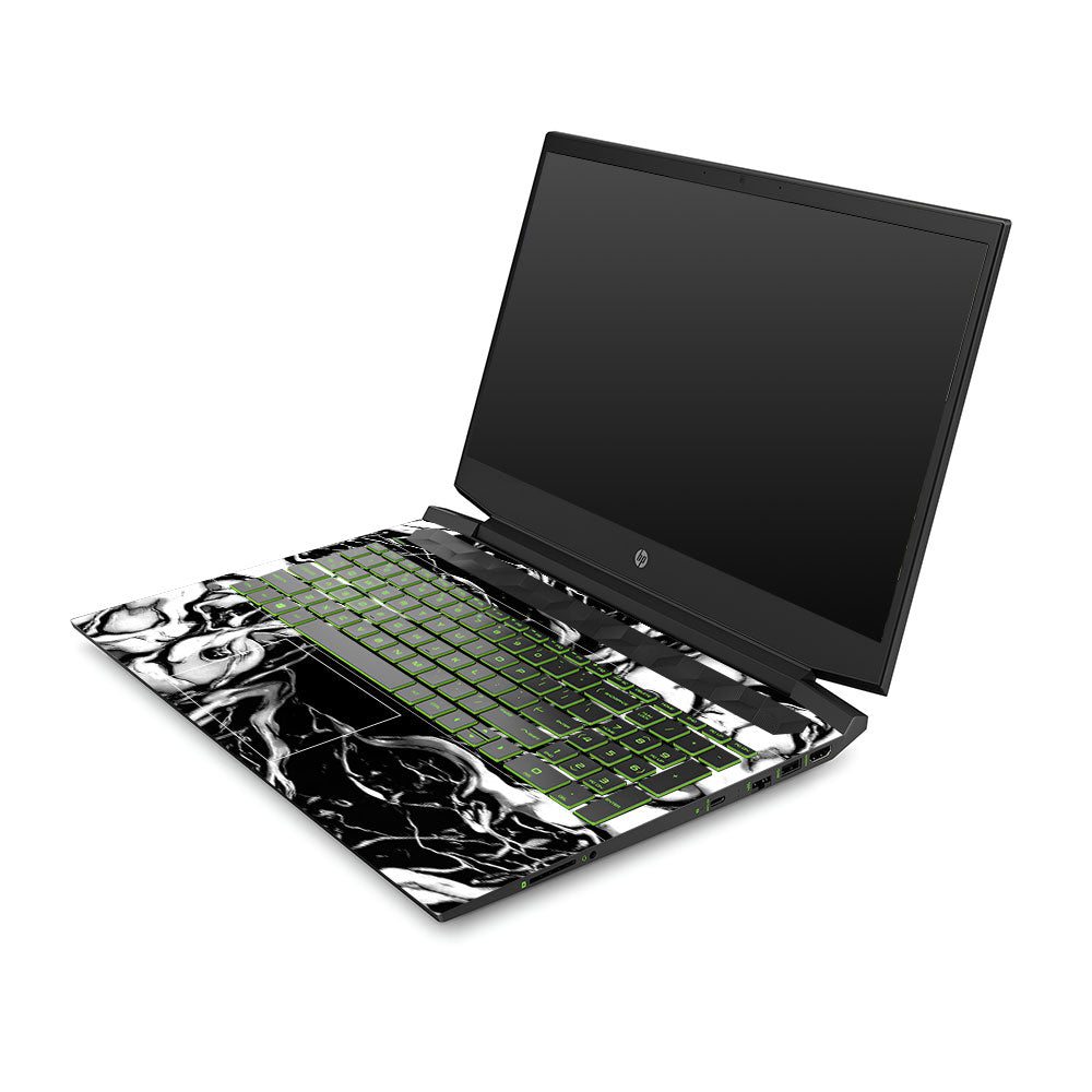 Spiderman Web Black HP Pavilion Gaming 15 EC Series 3D Laptop Skin