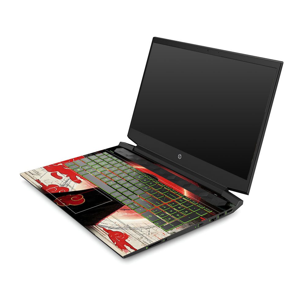 Itachi Uchiha Mark of the Akatsuki HP Pavilion Gaming 15 EC Series 3D Laptop Skin