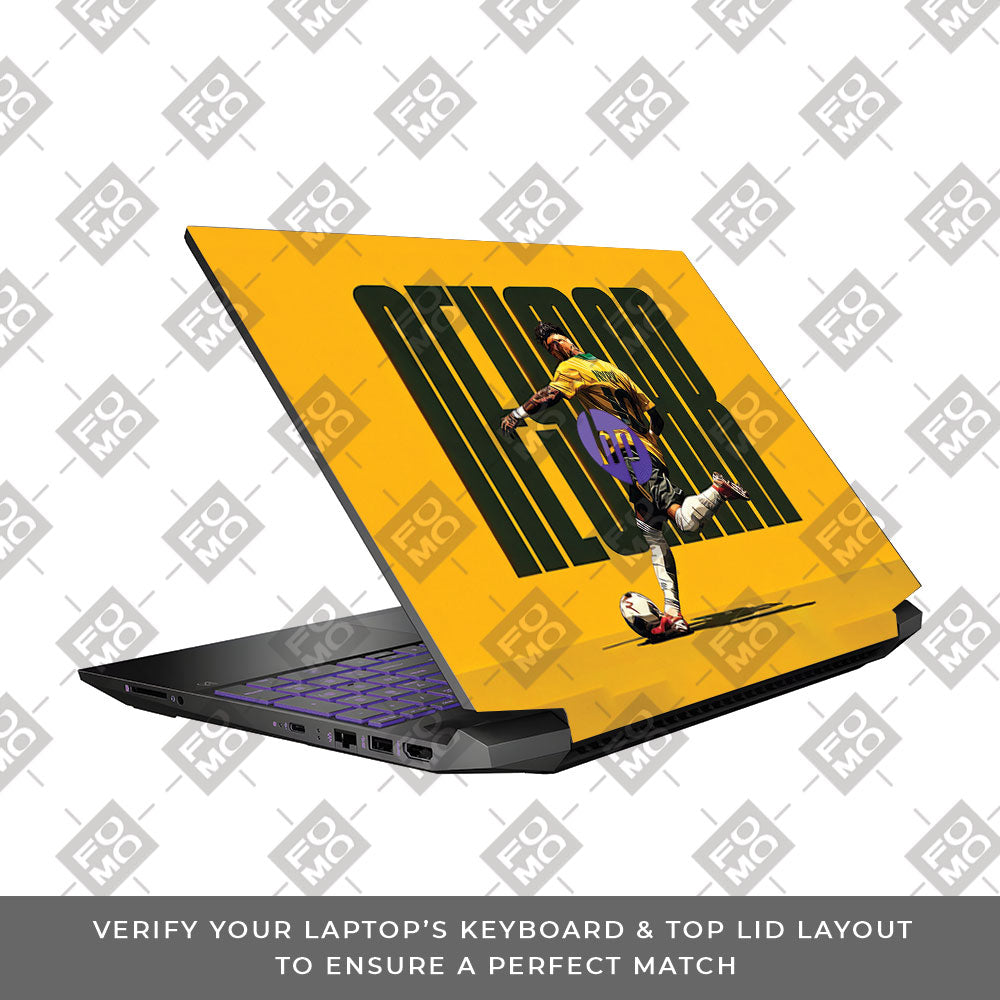 Neymar Brazil Drip HP Pavilion Gaming 15 EC Series 3D Laptop Skin