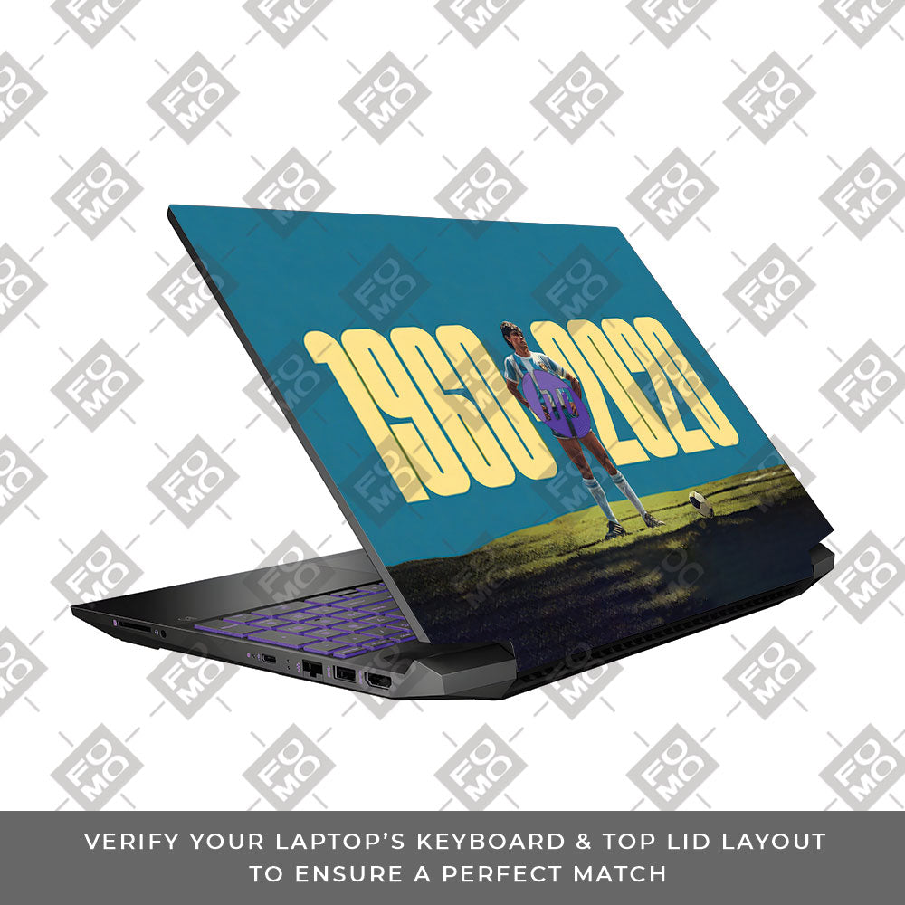 GOAT Era 1960 - 2020 HP Pavilion Gaming 15 EC Series 3D Laptop Skin