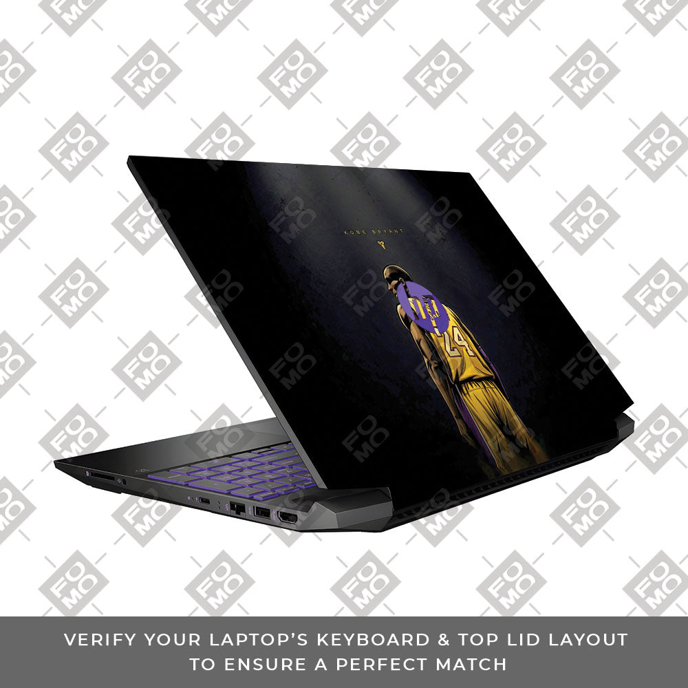 Mamba Legacy HP Pavilion Gaming 15 EC Series 3D Laptop Skin