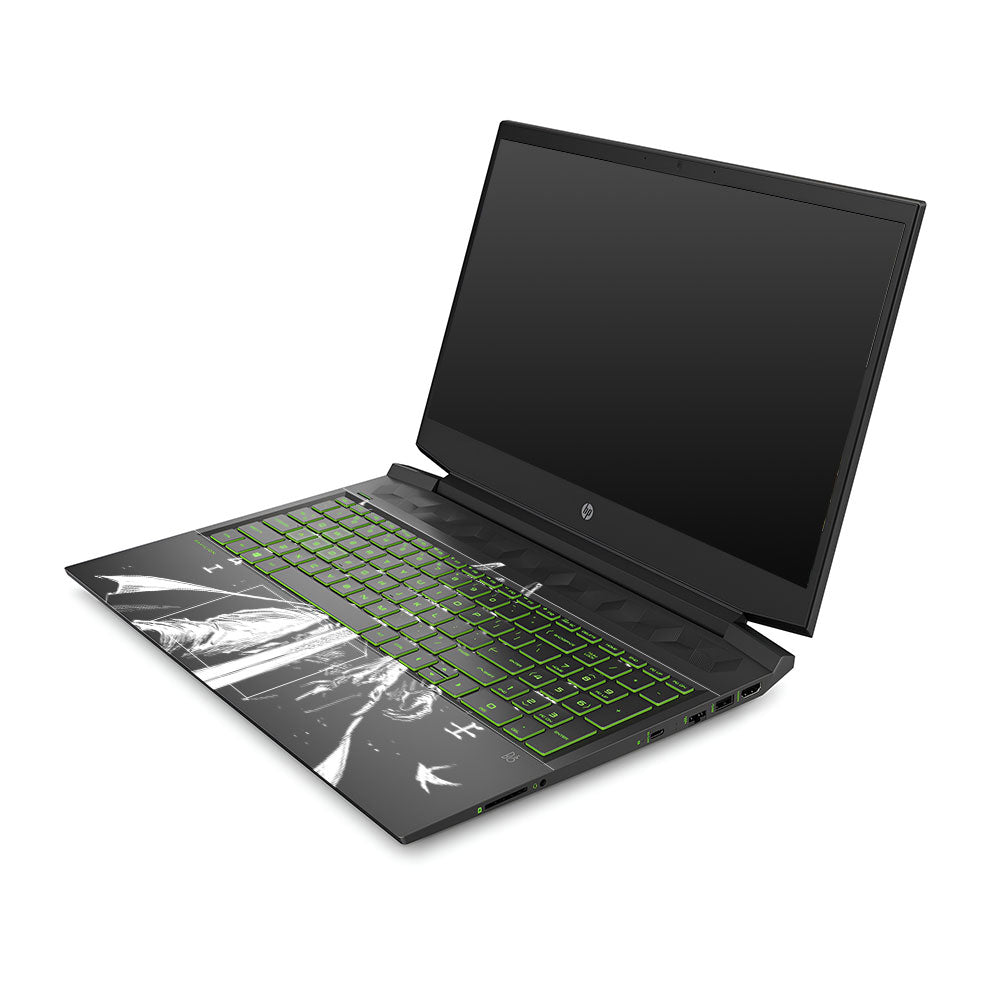 Transparent Ghost Samurai HP Pavilion Gaming 15 EC Series Laptop Skin