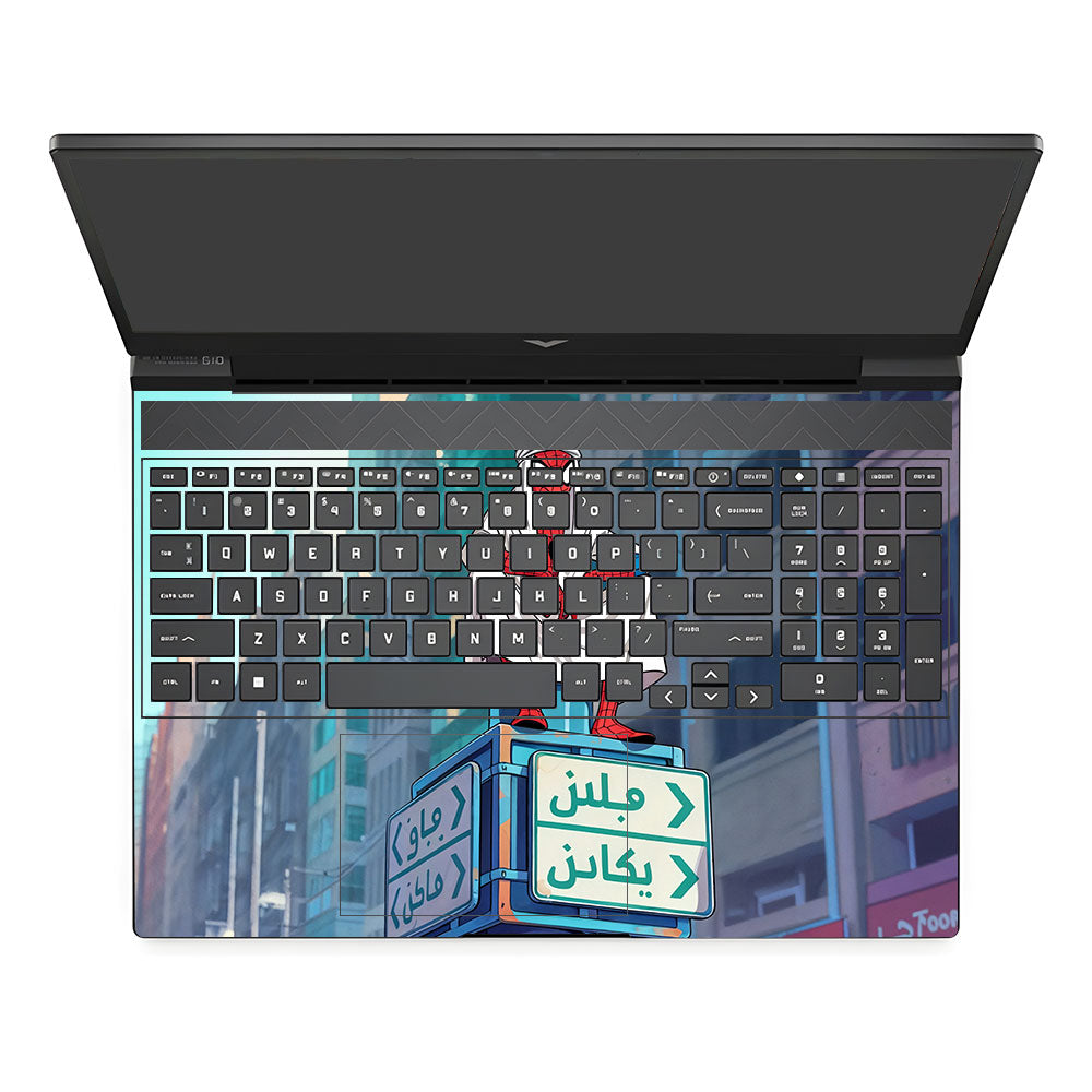 Arabian Spider Man HP Victus 3D Laptop Skin