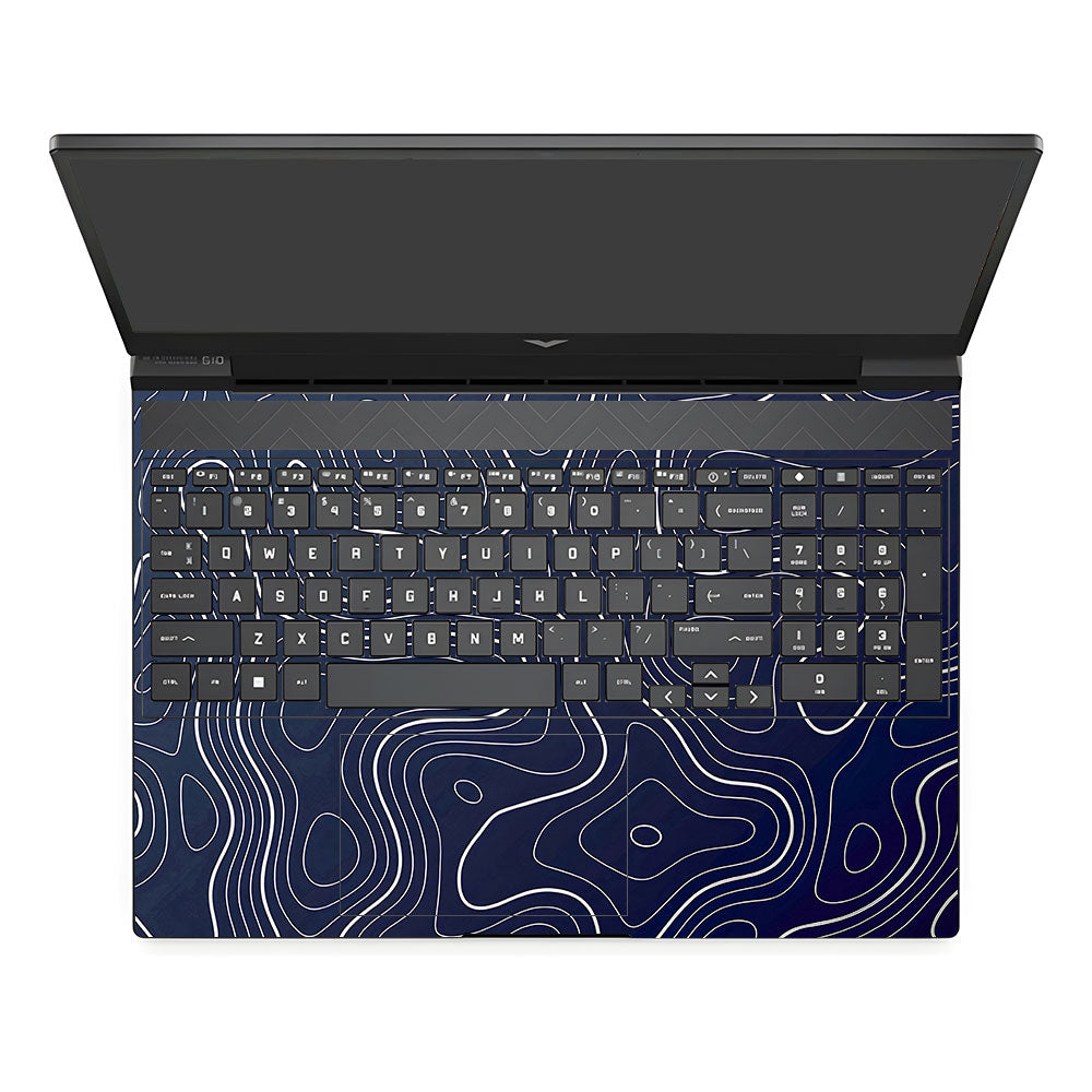 Fluid Lines Design HP Victus 3D Laptop Skin