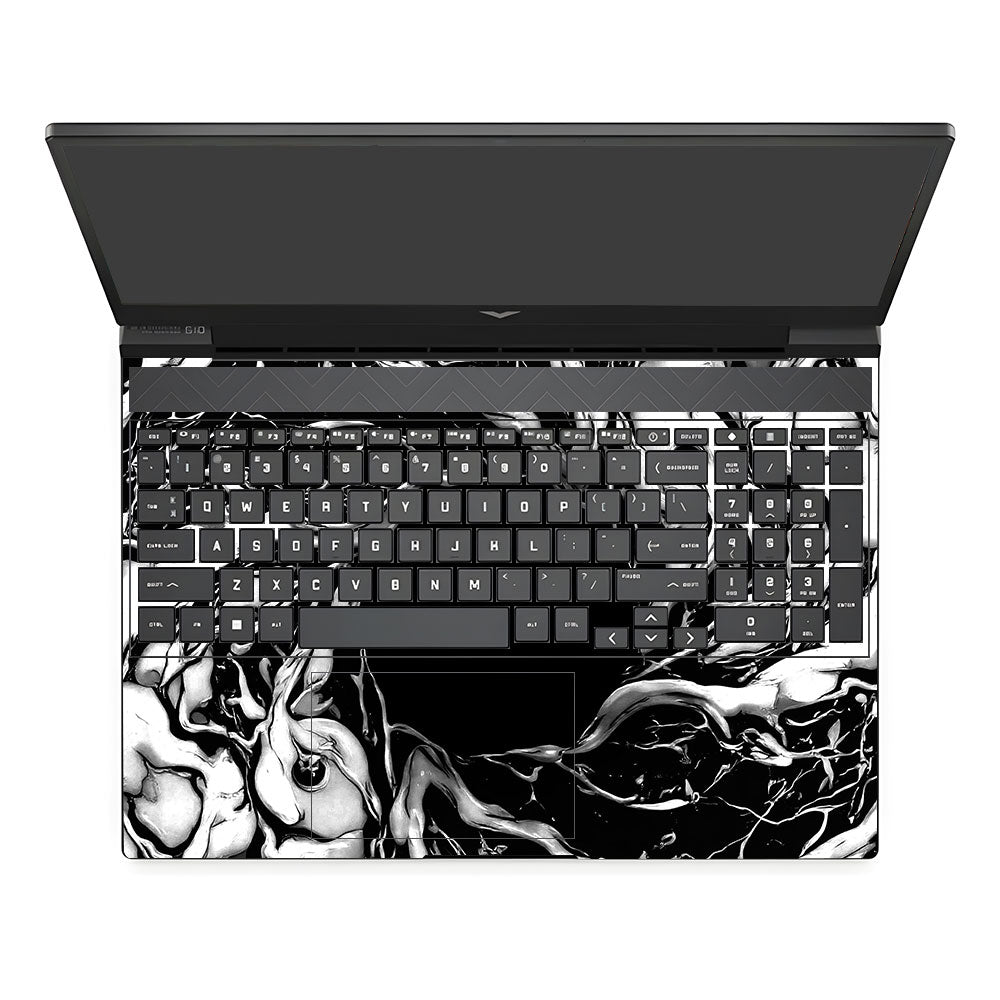 Spiderman Web Black HP Victus 3D Laptop Skin