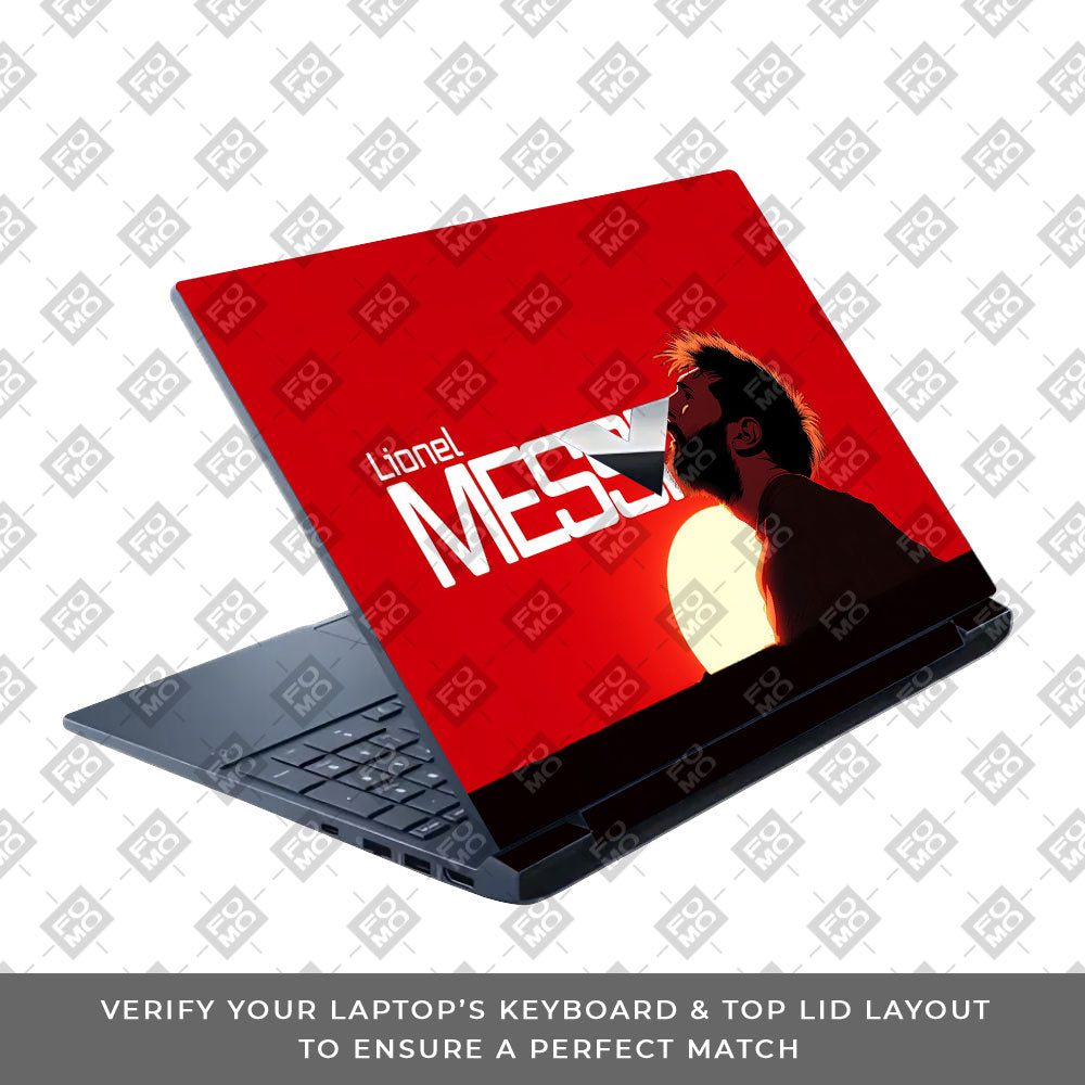 Messi Sunset Icon HP Victus 3D Laptop Skin