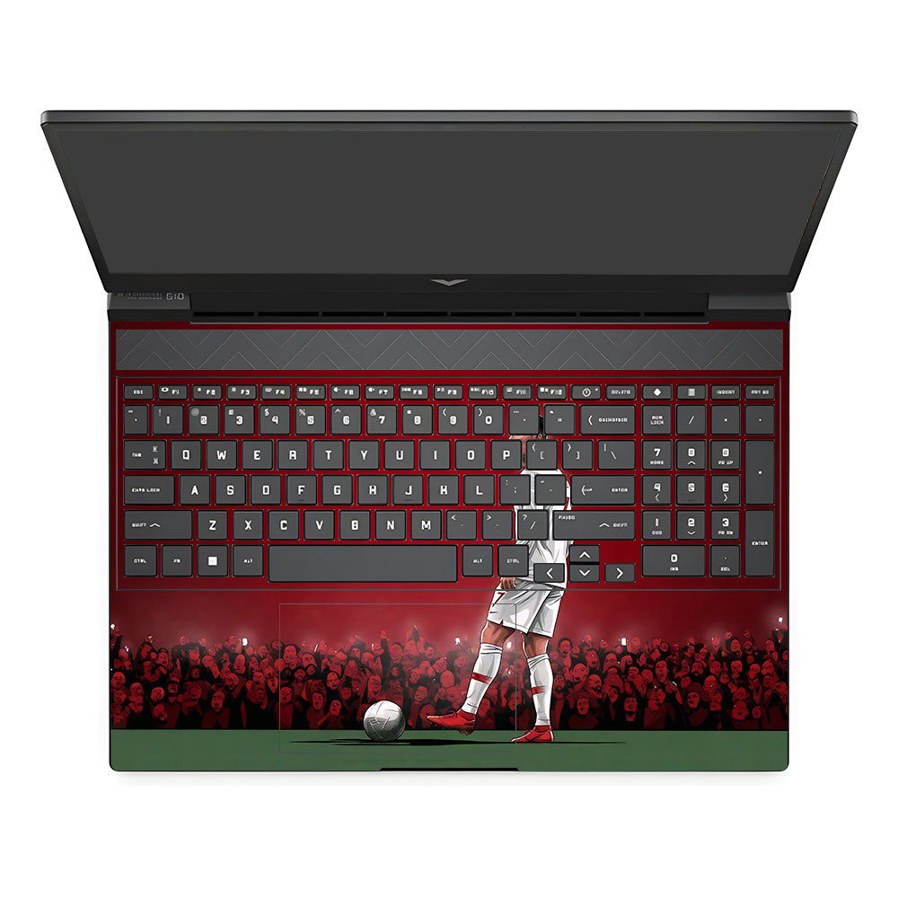 Ronaldo Cold Mode HP Victus 3D Laptop Skin