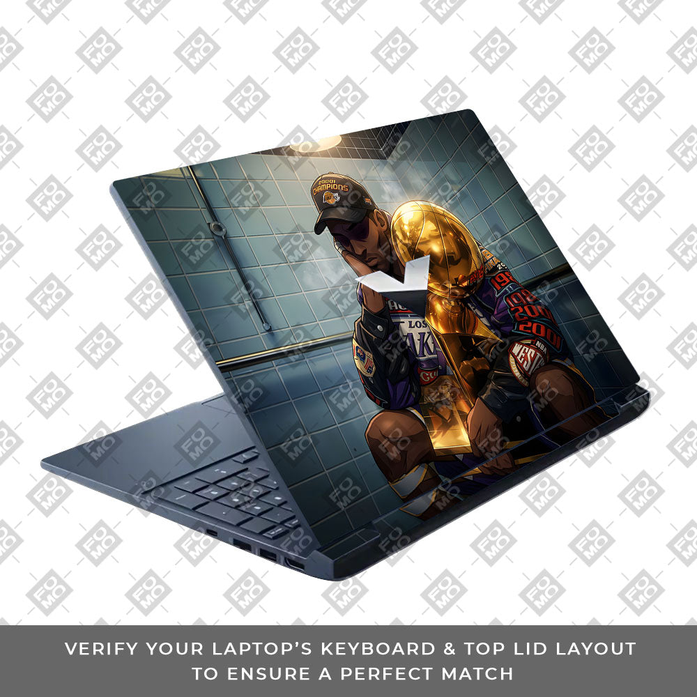 Kobe Trophy HP Victus 3D Laptop Skin