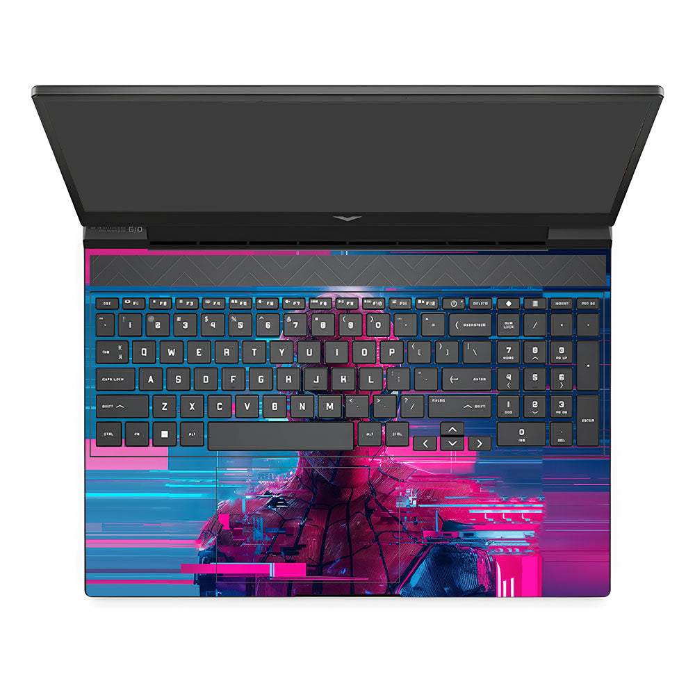 Glitch Spider HP Victus 3D Laptop Skin