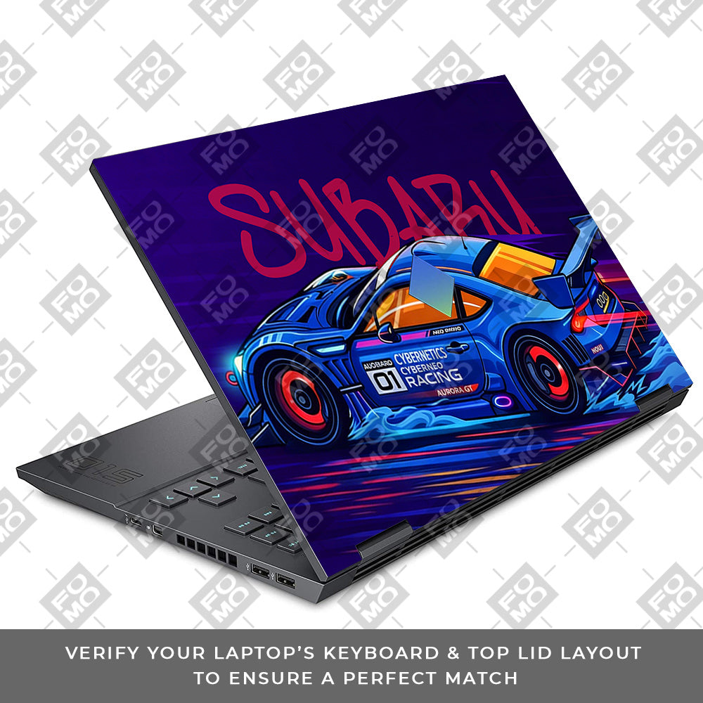 Subaru BRZ HP Omen 15 Laptop Skin