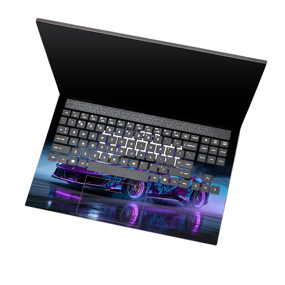 Psycho Drive Ferrari 488 HP Omen 15 Laptop Skin