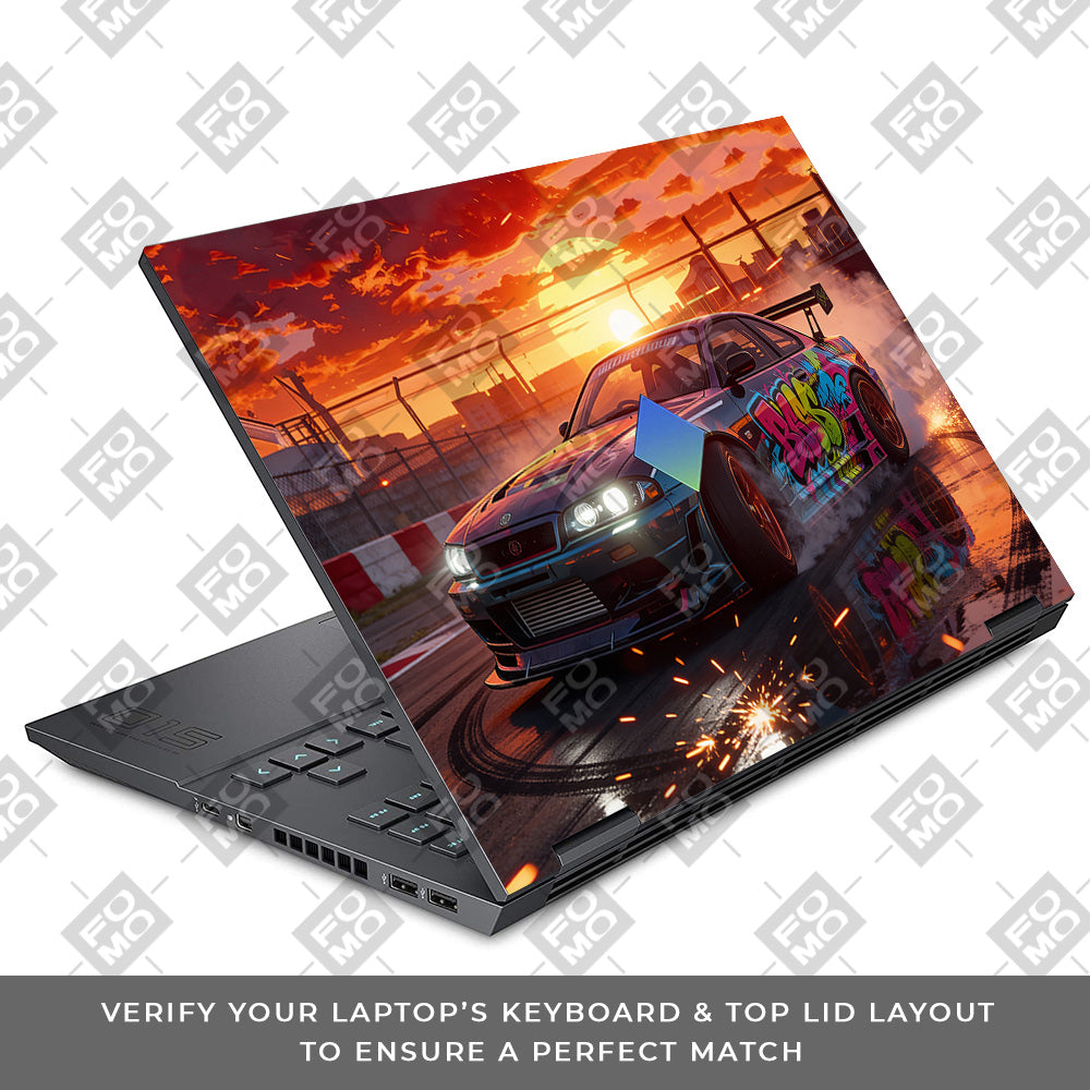 Tokyo Drift Vibes HP Omen 15 Laptop Skin