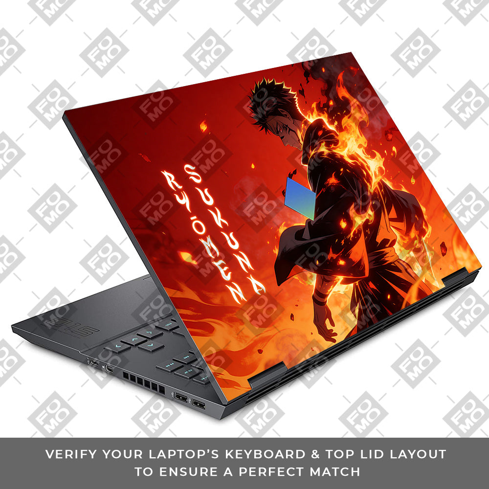 Ryomen Sukuna Lord of Curses HP Omen 15 Laptop Skin