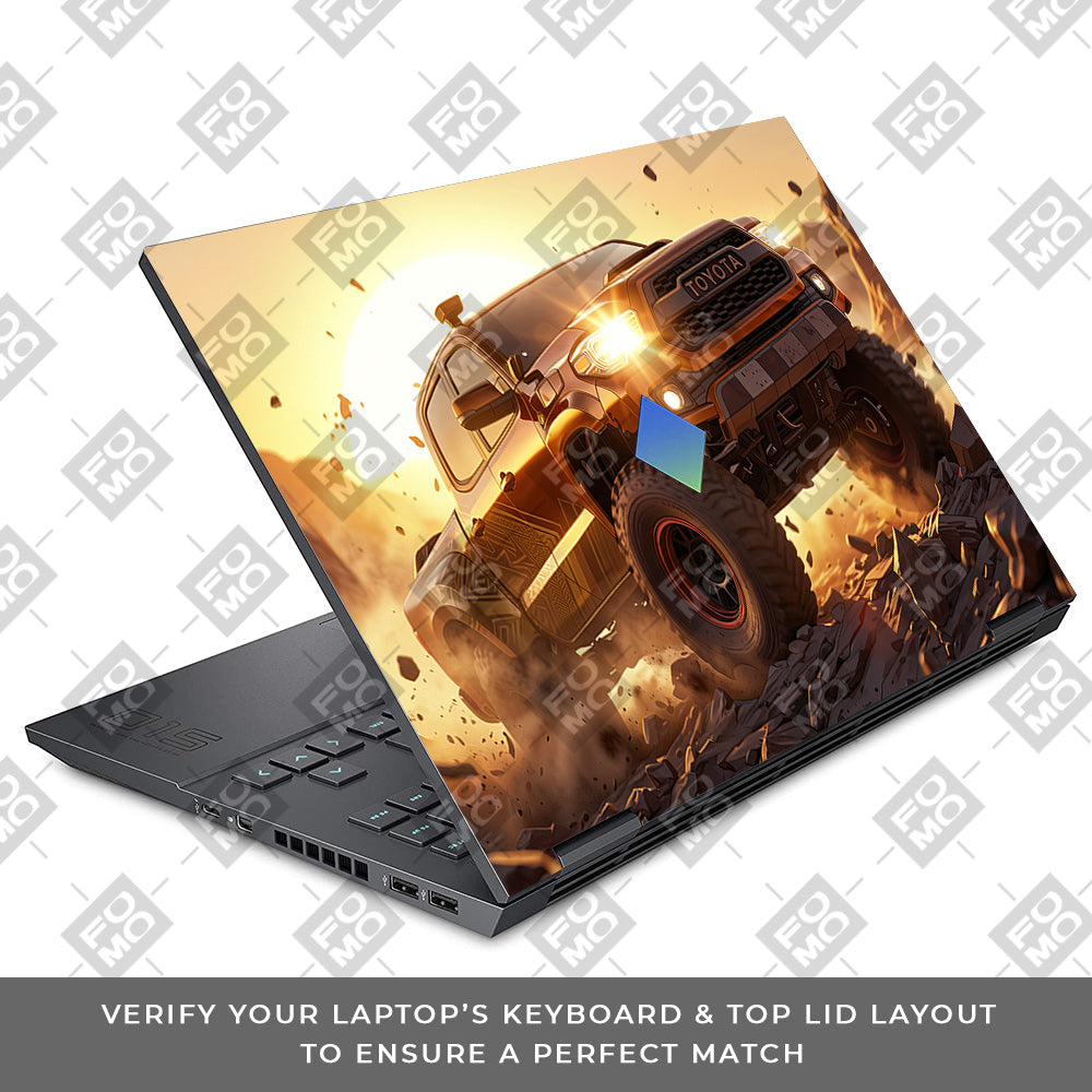 Toyota Off Road Beast HP Omen 15 Laptop Skin