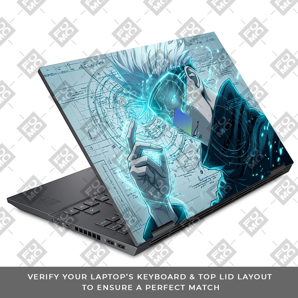 Gojo Satoru Power HP Omen 15 Laptop Skin