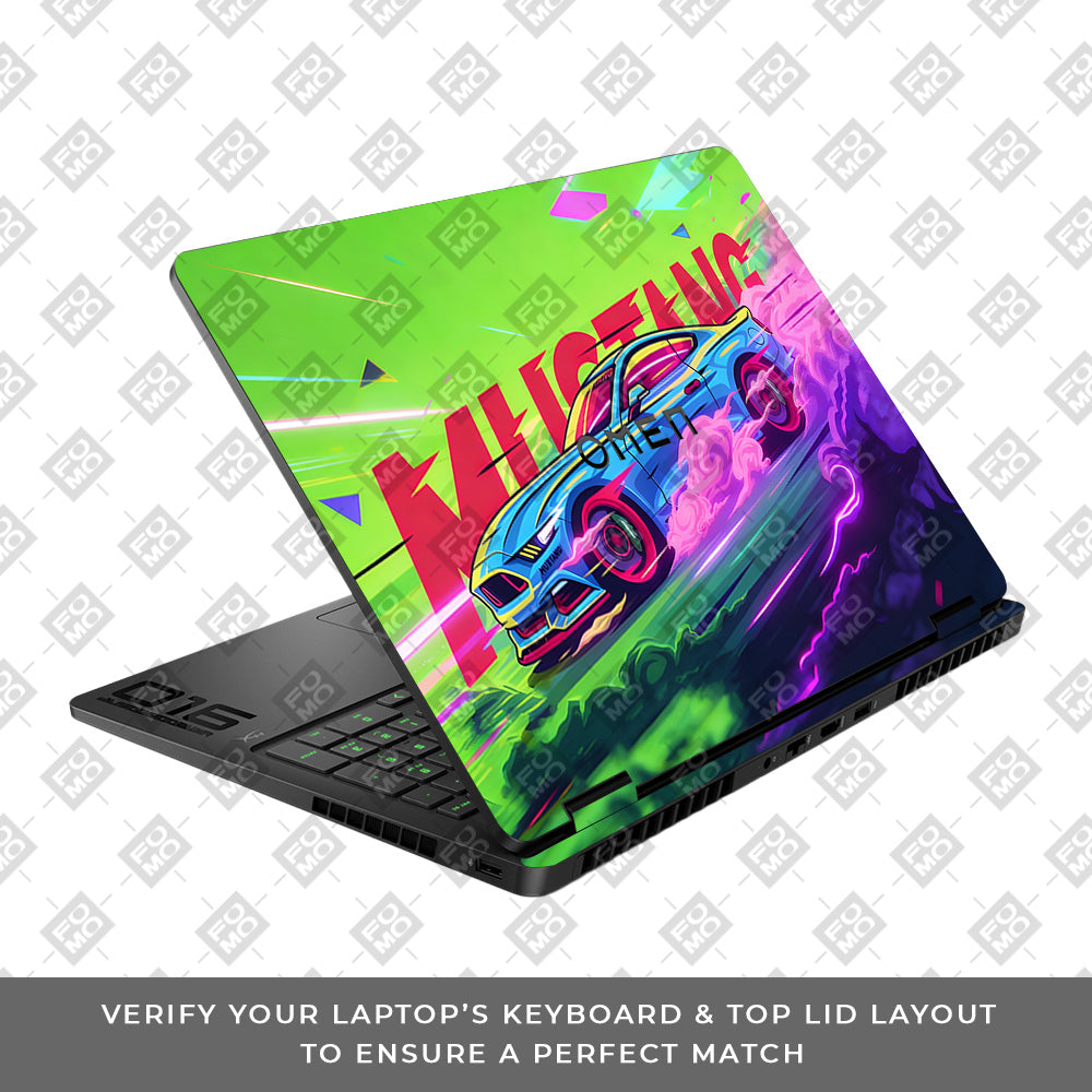 Ford Mustang Legacy HP Omen Gaming 16 2025, 2026 Laptop Skin