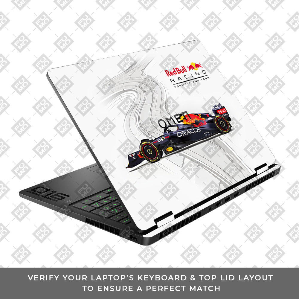 Red Bull Racing in Action HP Omen Gaming 16 2025, 2026 Laptop Skin