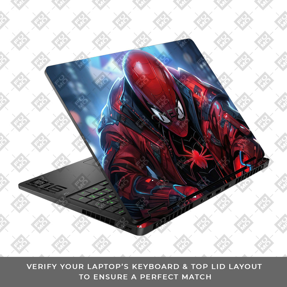 SpiderMan High Tech Hero HP Omen Gaming 16 2025, 2026 3D Laptop Skin