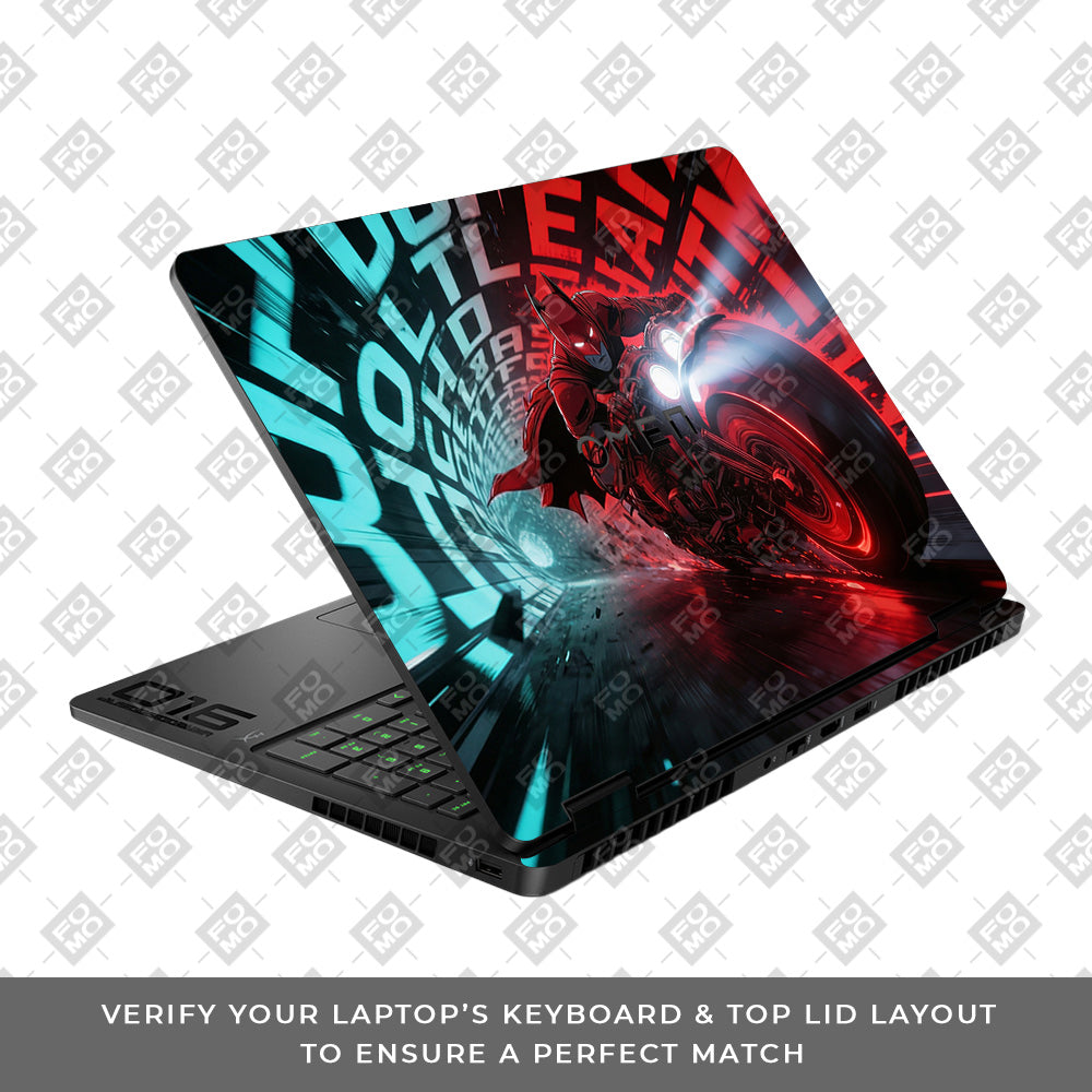 Dark Knight Overdrive HP Omen Gaming 16 2025, 2026 Laptop Skin