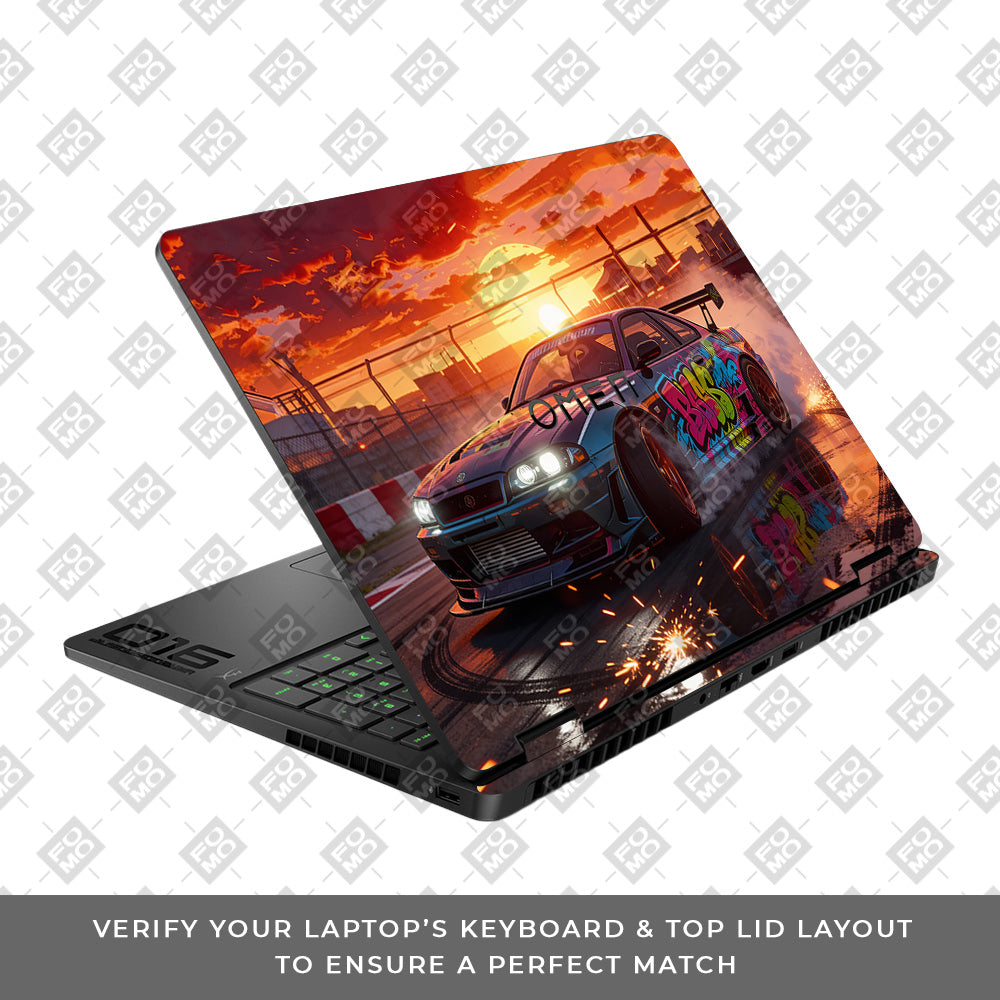 Tokyo Drift Vibes HP Omen Gaming 16 2025, 2026 Laptop Skin