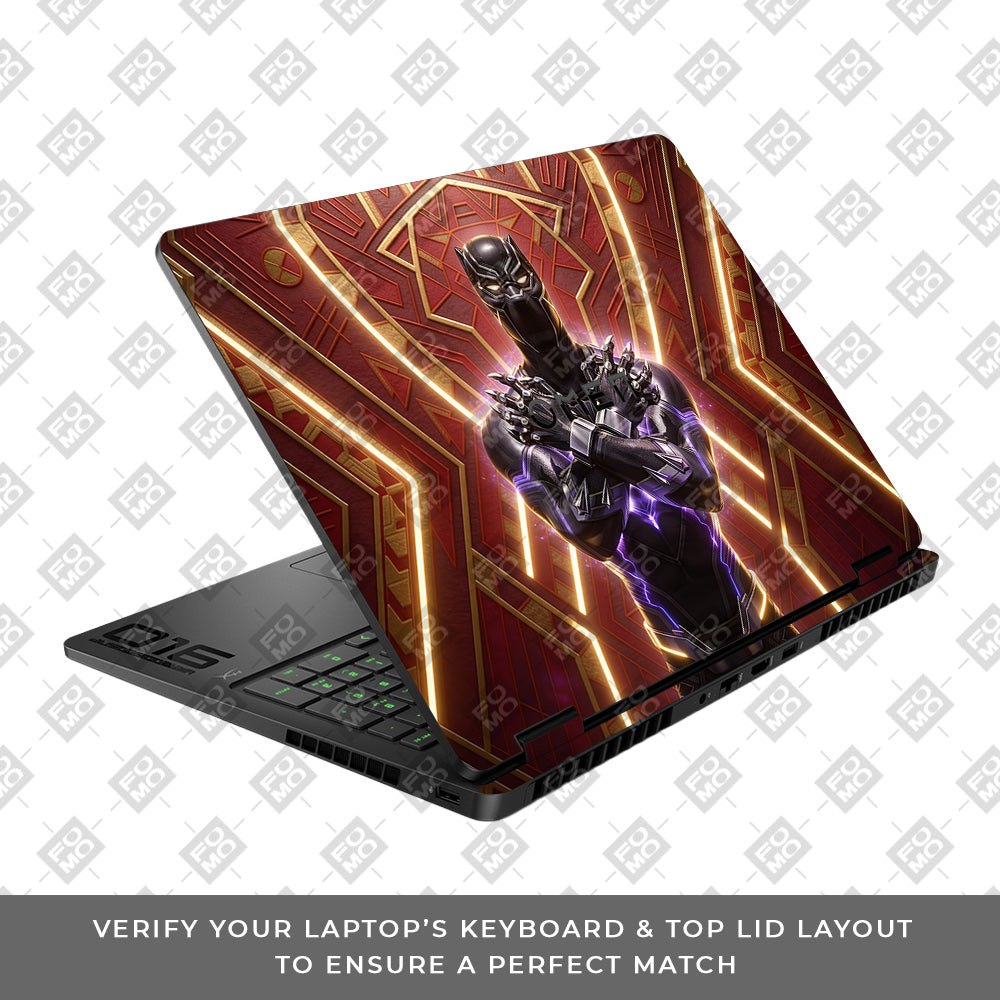Wakanda Royal Power HP Omen Gaming 16 2025, 2026 Laptop Skin